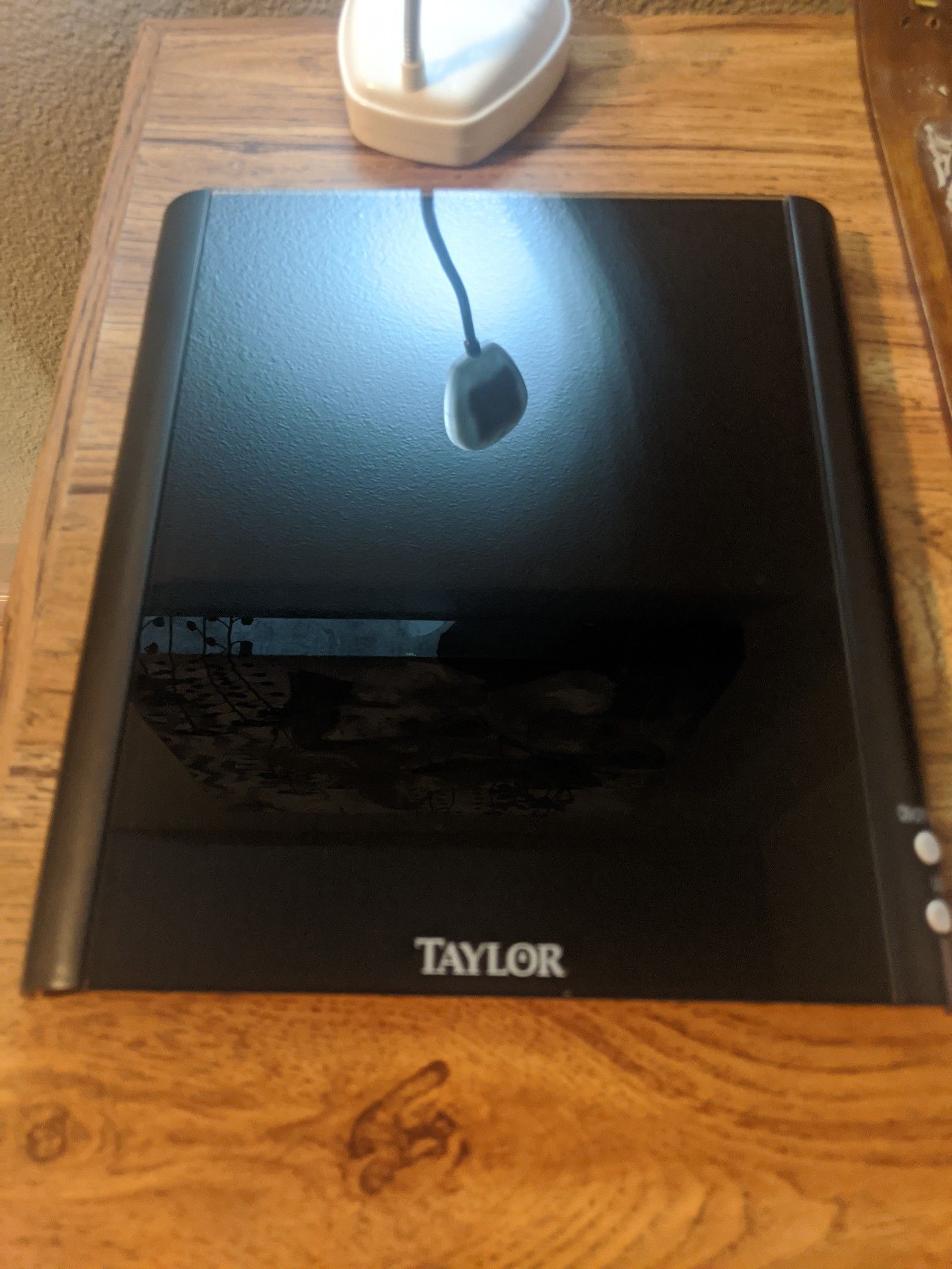 Taylor LED digital scale 11 pound capacity. LBS:OZ TO GRAMS