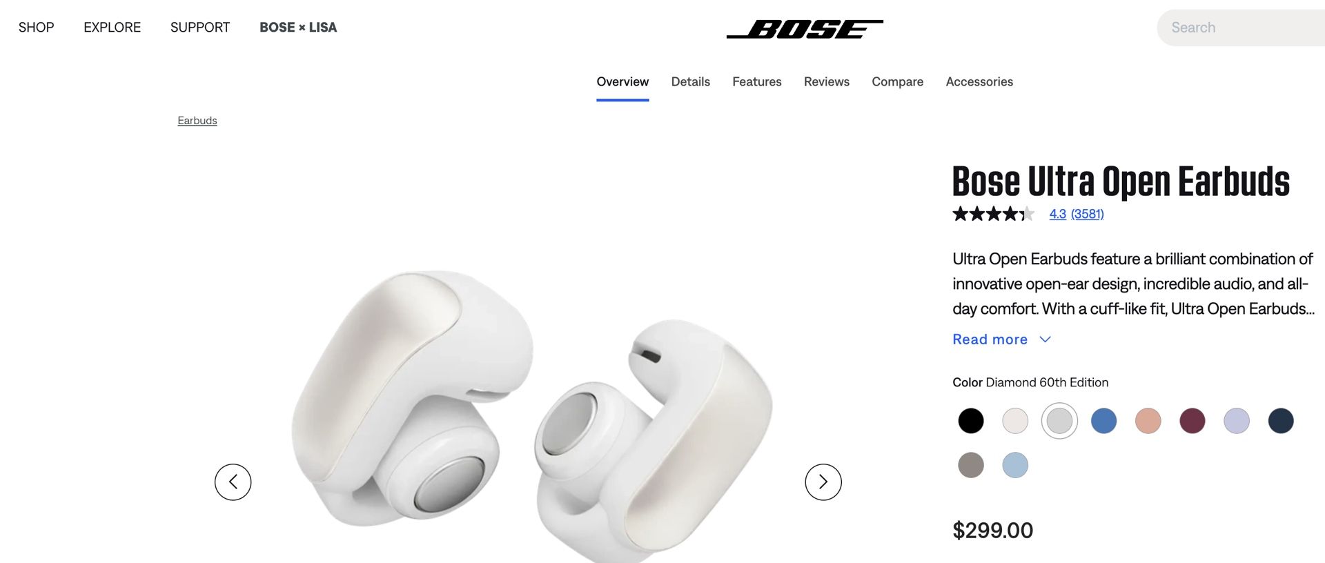 Brand New Unopened Bose Ultra Open Earbuds
