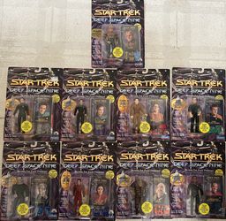 Star Trek Deep Space Nine Beyond The Final Frontier Complete Figure Collection from Playmates 1993 ALL MOC