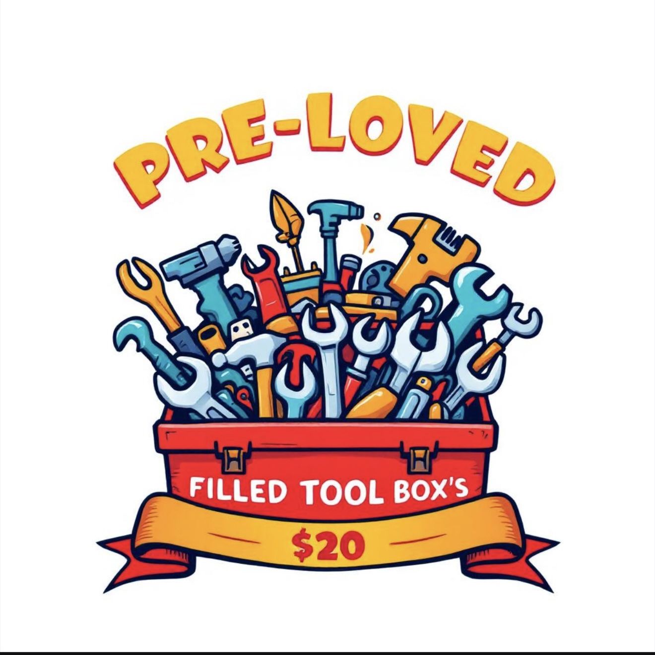 Pre-loved Tools And Toolbox $20