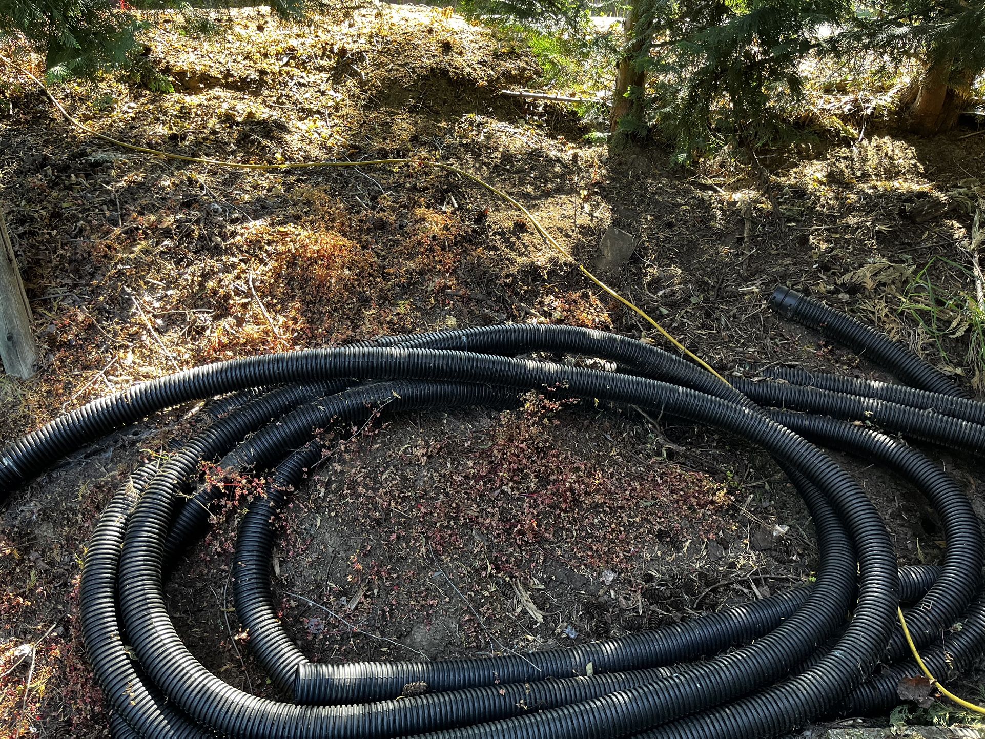 4 in. x 100 ft. Singlewall Perforated Drain Pipe