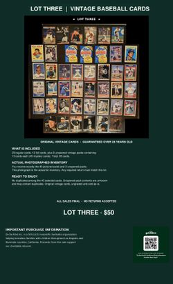 Vintage Baseball Card Lot 3 – 85 Cards