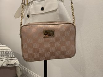 MK pink camera bag