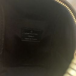 Mini  brown leather backpack 