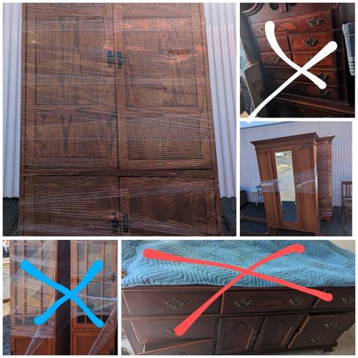 Multiple Refrigerators Armoires Queen Bed With Bluetooth Headboard