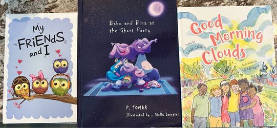 My Friends and I, Good Morning Clouds & Baba and Bina Picture Book Bundle