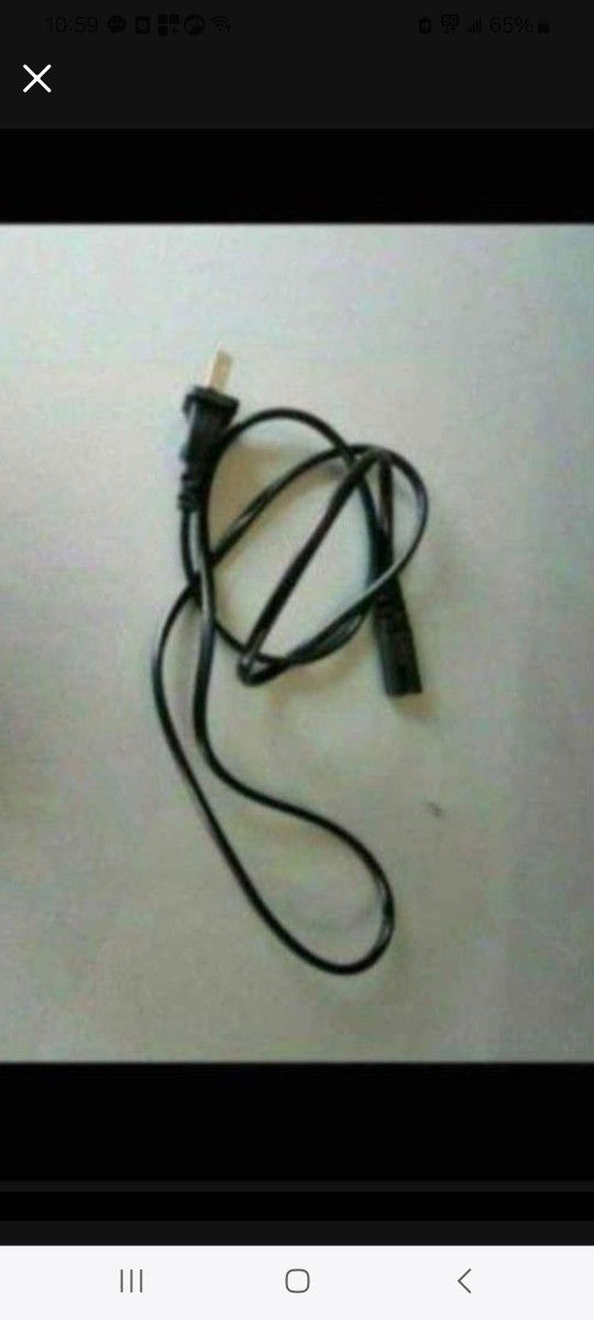 Ps4 Power Cord Cable Good Conditions Works Good