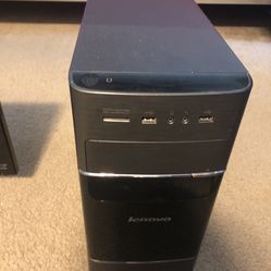 Lenovo Desktop Gaming Computer with Monitor
