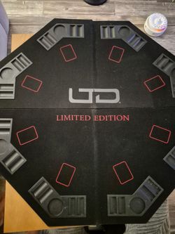 Poker Set And Table Top
