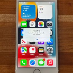 Apple IPhone 6S 64GB No Touch ID unlocked