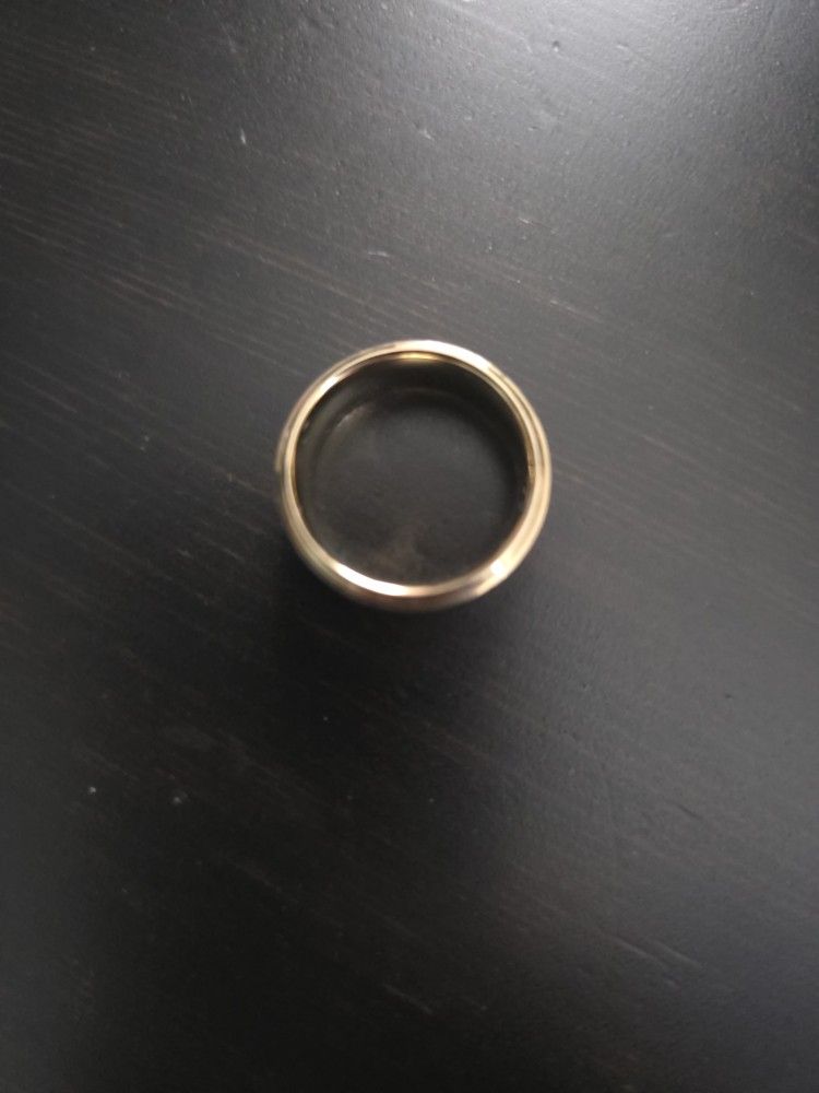 Gold Plated Tungsten Ring