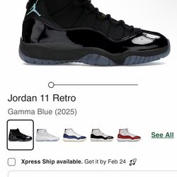 Jordan’retro 11 gamas