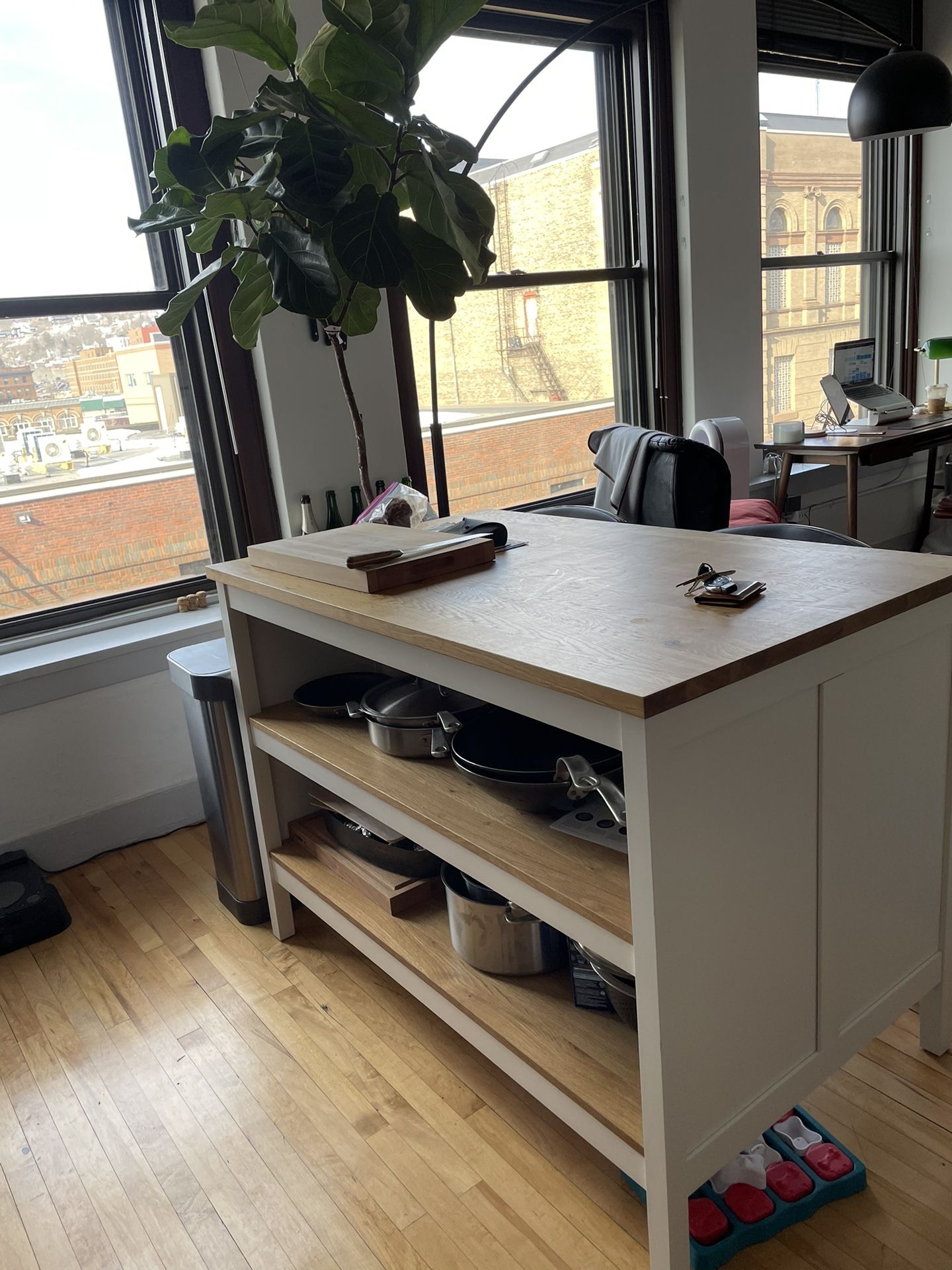 Ikea TORNVIKEN Butcher block Island