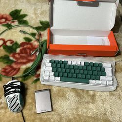 60% mechanical  Keyboard With Mouse And A 1TB Storage 