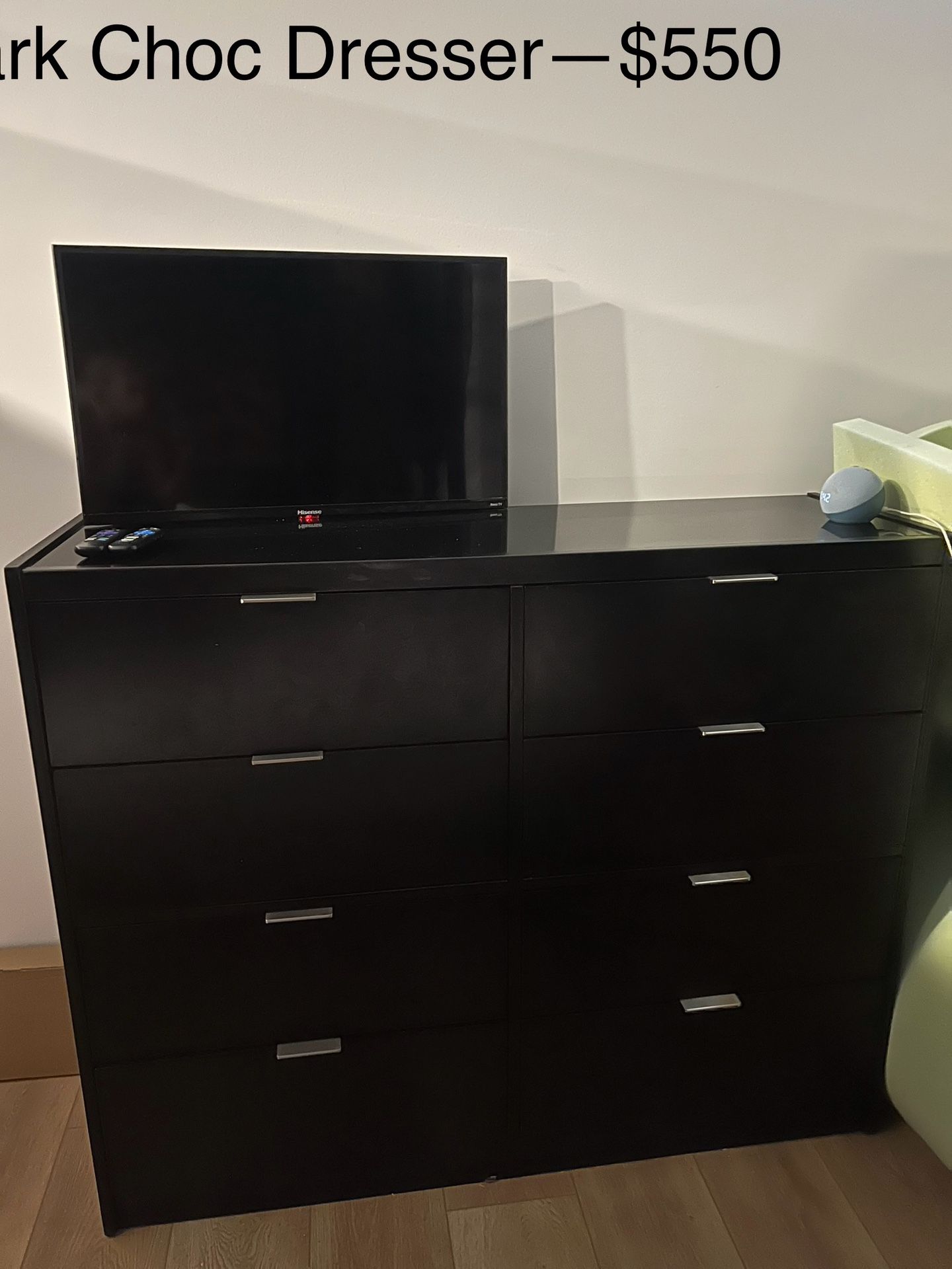 Raymour and Flanigan Dark Chocolate Concord Dresser