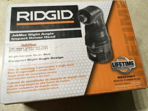 NEW RIDGID R8223401 JOBMAX RIGHT ANGLE IMPACT DRIVER HEAD ONLY