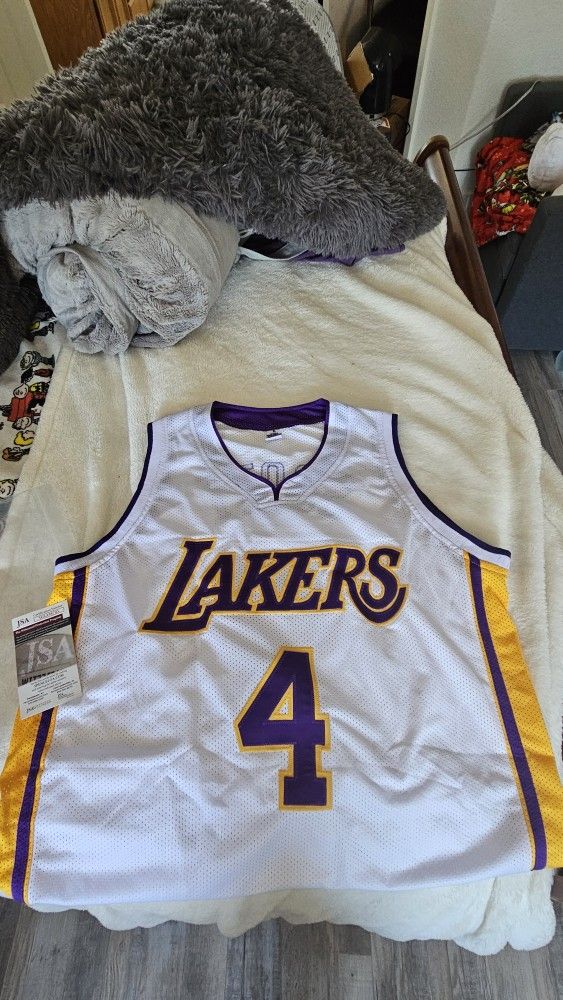 LA Lakers Signed Jersey 