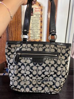 Vintage coach tote bag