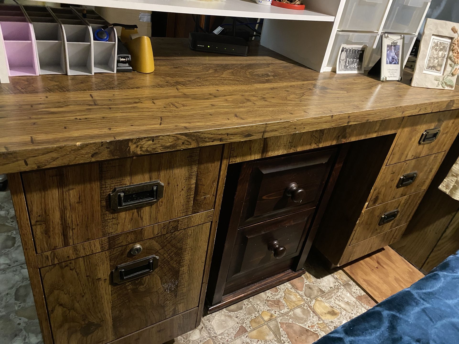 The Office Computer Desk Table. Used
