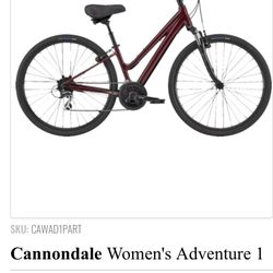 Used Black Canondale Bike 100$
