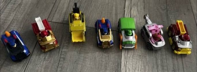 Paw Patrol Metal Die Cast Vehicles