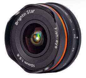 Brightin Star 10mm F5.6 Fisheye Lens for Canon RF Mount Mirrorless Cameras