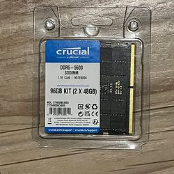 Crucial 96GB DDR5 Laptop RAM (5600MHz)