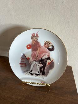 Norman Rockwell "Cave of the Winds" Collector Plate 8”