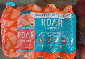 ROAR Organic Georgia Peach 12-Pack 18 fl oz