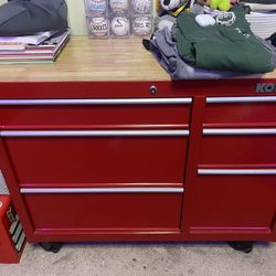 Red Kobalt Rolling Tool Box