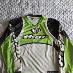 Mens Vintage THOR Motocross Jersey XL