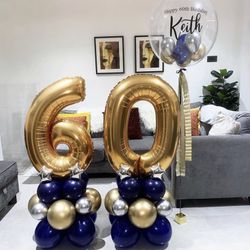 Ballons Bouquet Numbers- Happy Birthday