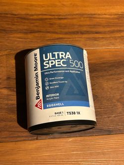 Benjamin Moore Ultra Spec 500 Interior Paint - Eggshell, Base 1 (Quart)