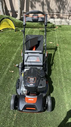 Echo 21 in. 190 cc Briggs and Stratton Gas 3-in-1 Dual Blade RWD Self-Propelled Lawn Mower with Single Lever Deck Adjustment