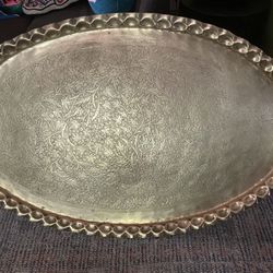 Brass Top Moroccan Table 