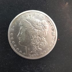 1890CC Silver morgan dollar coin