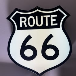 ROUTE 66 REAL NEON SIGN 