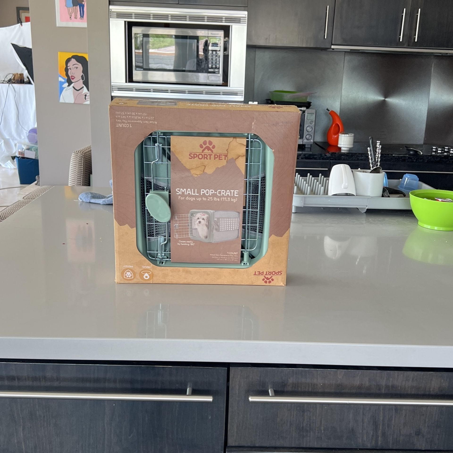 Sport Pet Pop Up Small Dog Crate,brand New,good Condition