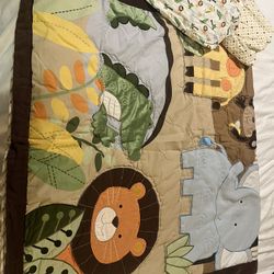 Crib Set-Animals