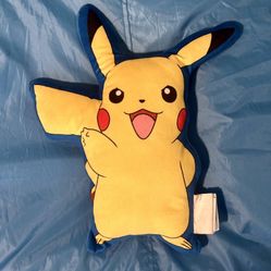 Pokemon Pikachu Plush Pillow 13" Nintendo Stuffed Toy Figure Play Pretend 2022