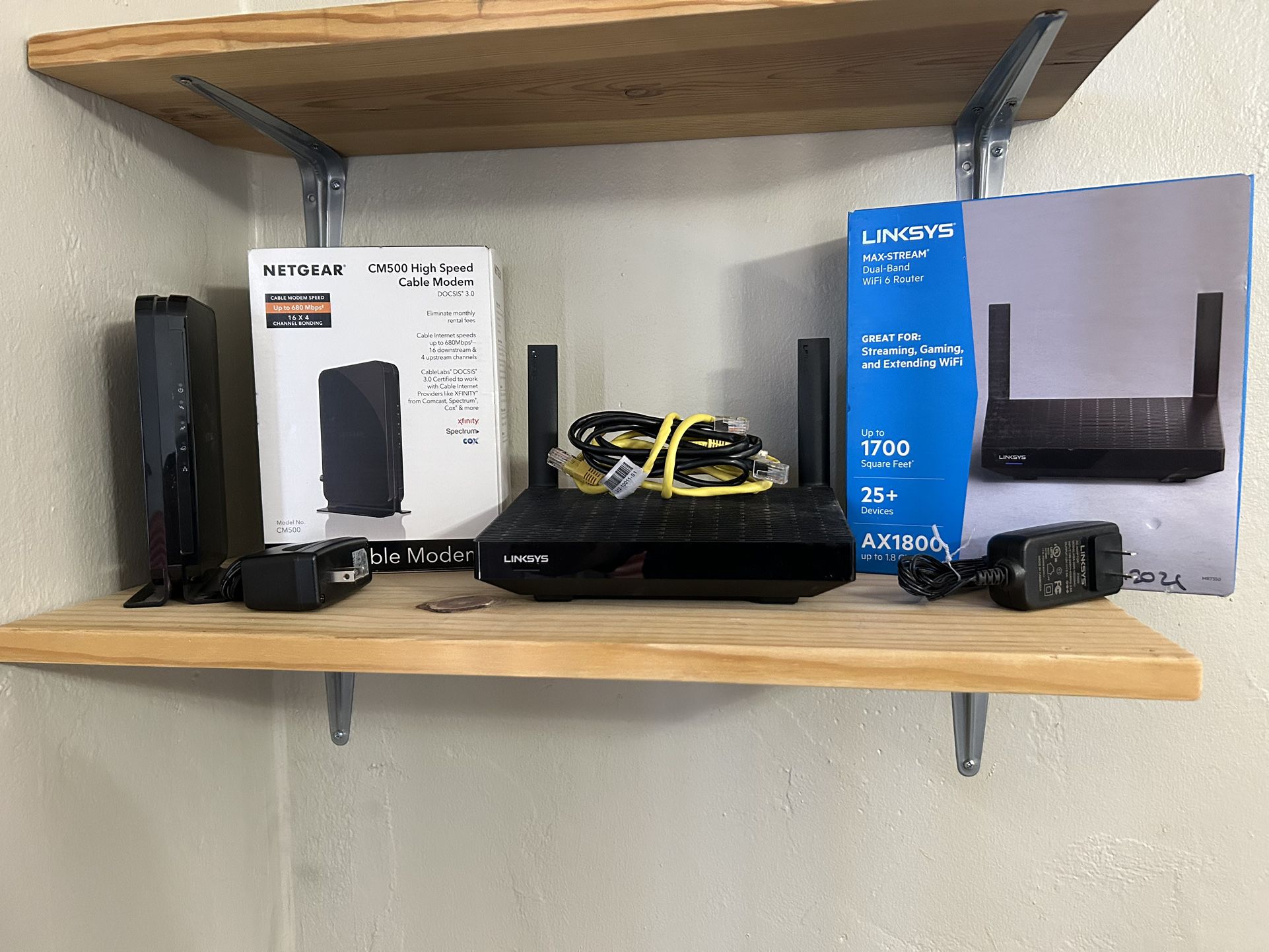 Computer Modem And Router 