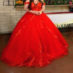 Sweet 16th Dress  Red 