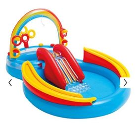 Swimming Pool and Slide For Kids