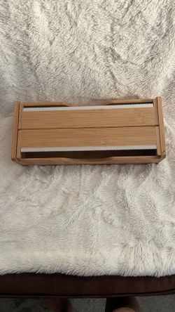 Bamboo Aluminum Fold And Paper Dispenser Like New