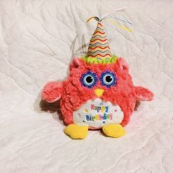 Hugfun Happy Birthday Toy Owl