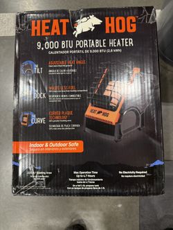 Heat Hog 9,000 BTU Portable Propane Radiant Space Heater, Indoor, Outdoor, Garage, Camping, Outdoor