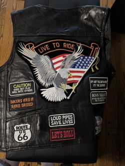 Biker Jackets. Faux Leather