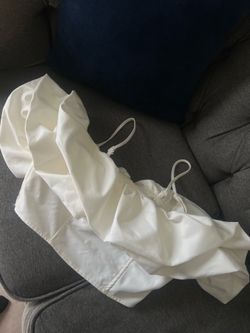 White crop top