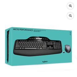 Logitech - MK710 Full-size Wireless Keyboard and Mouse Bundle