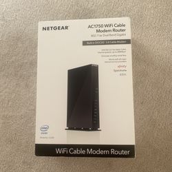 Like New NETGEAR Cable Modem WiFi Router Combo C6300  Retails for $119
